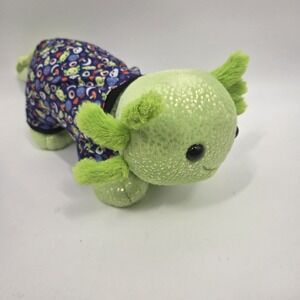 Build A Bear Green Axolotl Axoglowtl Halloween Glow In Dark Plush 2024 Glowing